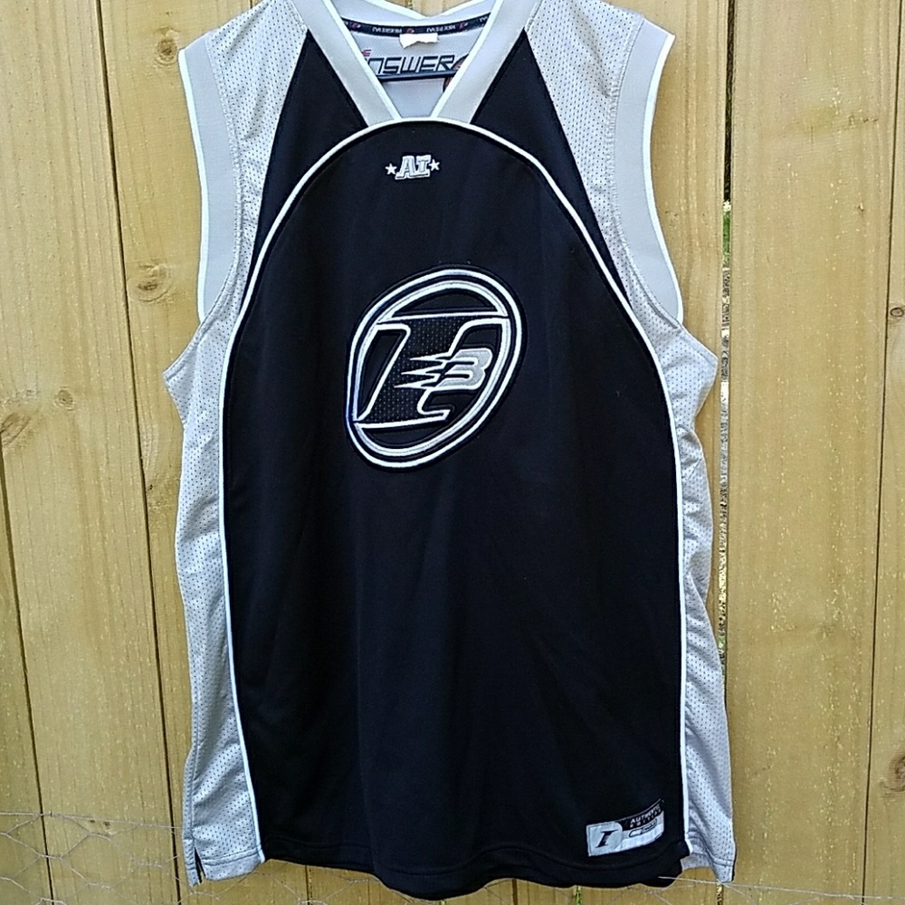 Authentic Edition Iverson #3 Reebok Mens Jersey